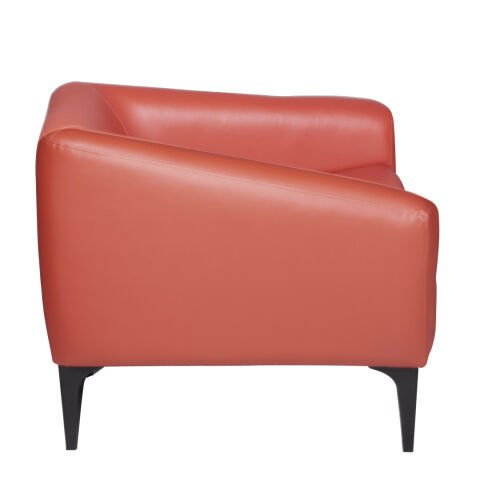 Oceans Kırmızı Deri Tekli Kanepe