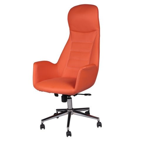 Spider Turuncu Deri Makam Koltuğu