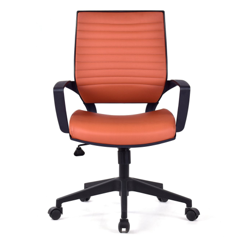 Valente Turuncu Deri Çalışma Koltuğu
