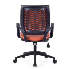 Valente Turuncu Deri Çalışma Koltuğu