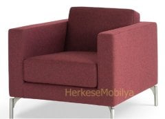 G-32 Kırmızı Kumaş Ofis Kanepesi