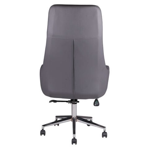Comfort Plus Gri Deri Makam Koltuğu