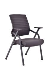 Lucca Siyah Kumaş Çalışma Koltuğu