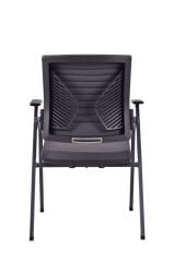 Lucca Siyah Kumaş Çalışma Koltuğu