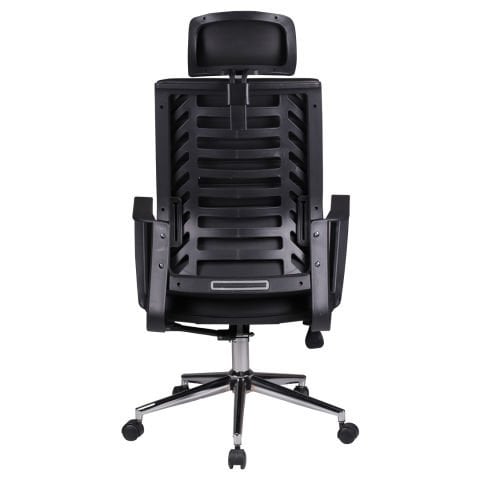 Gardena Siyah Deri Yönetici Koltuğu