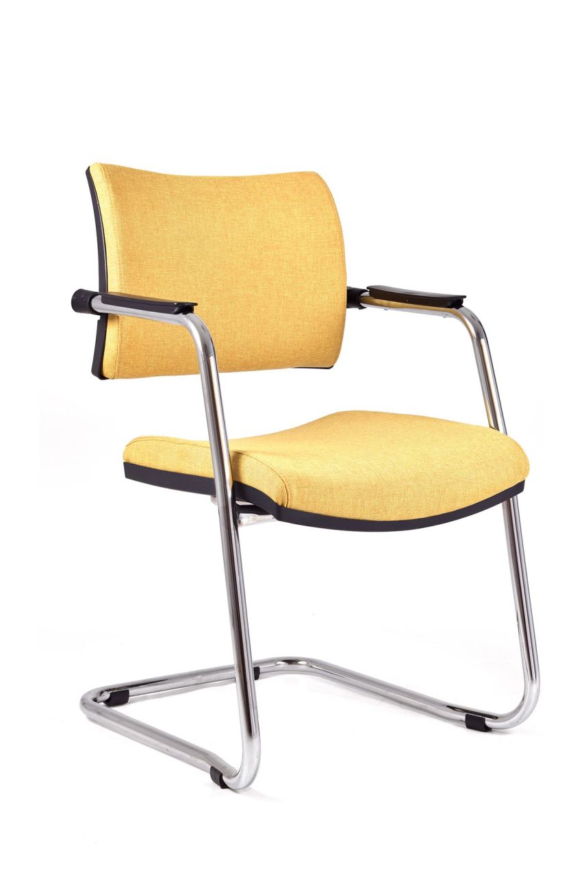 Sahra Sarı Kumaş Misafir Koltuğu