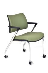 Sahra Yeşil Deri Çalışma Koltuğu