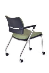 Sahra Yeşil Deri Çalışma Koltuğu