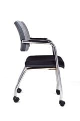 Sahra Gri Kumaş Çalışma Sandalyesi