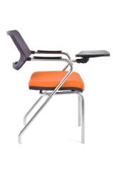 Carmel Gri & Turuncu Fileli Ofis Koltuğu