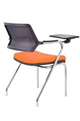Carmel Gri & Turuncu Fileli Ofis Koltuğu