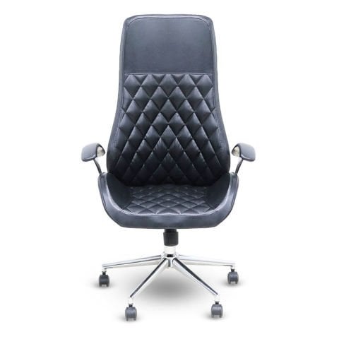 Kpt Siyah Deri Yönetici Koltuğu