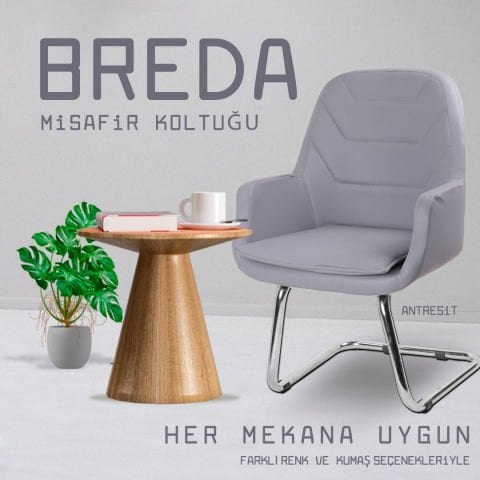 Breda Deri Ofis Misafir Koltuğu