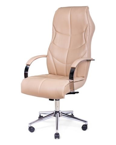 ARON Bej Deri Yönetici Koltuğu