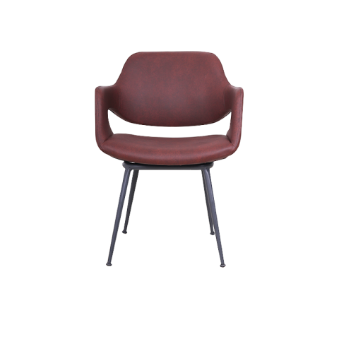 Seren Bordo Deri Misafir Koltuğu