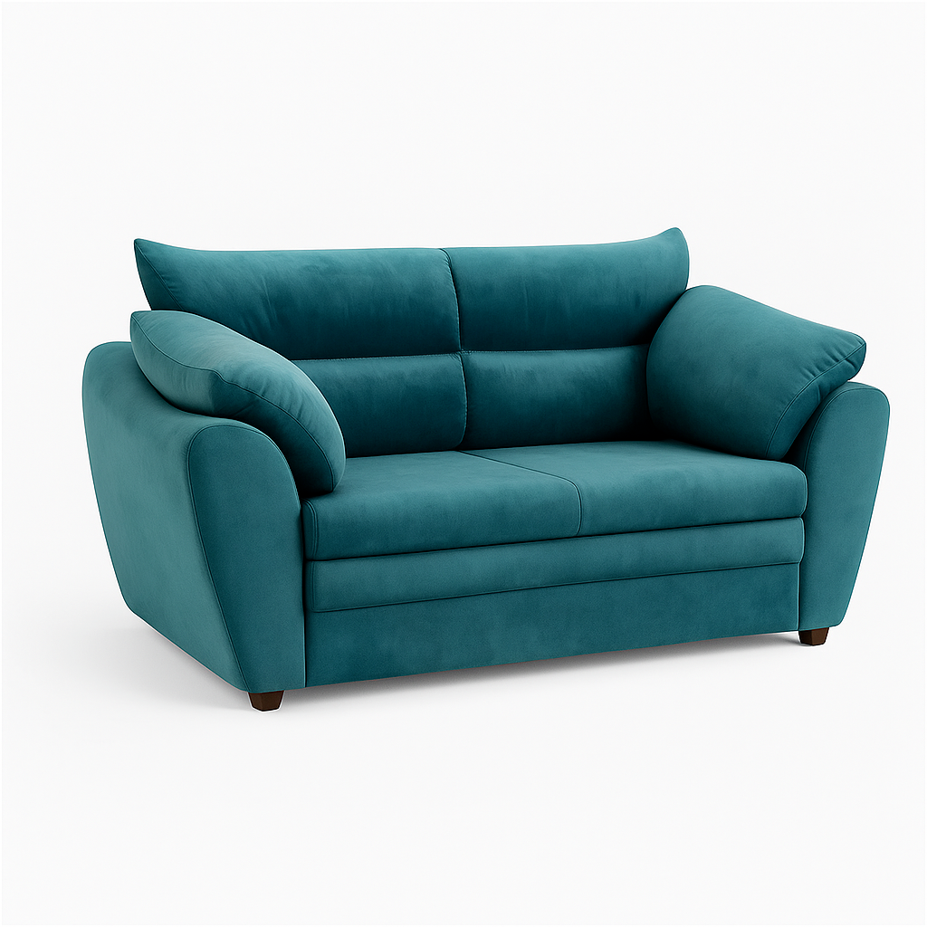 Roza İkili Mavi Kumaş Playstation Cafe Koltuğu