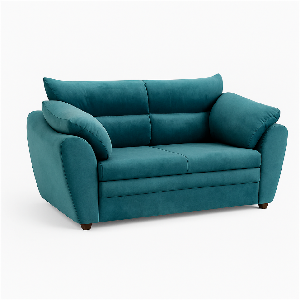 Roza İkili Mavi Kumaş Playstation Cafe Koltuğu