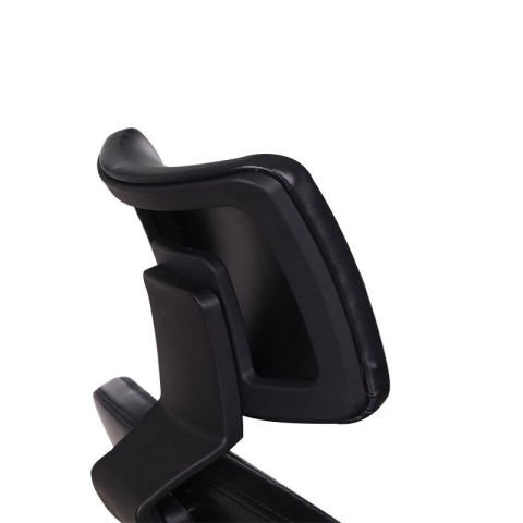 Fusion Siyah Deri Yönetici Koltuğu Konik Ayak