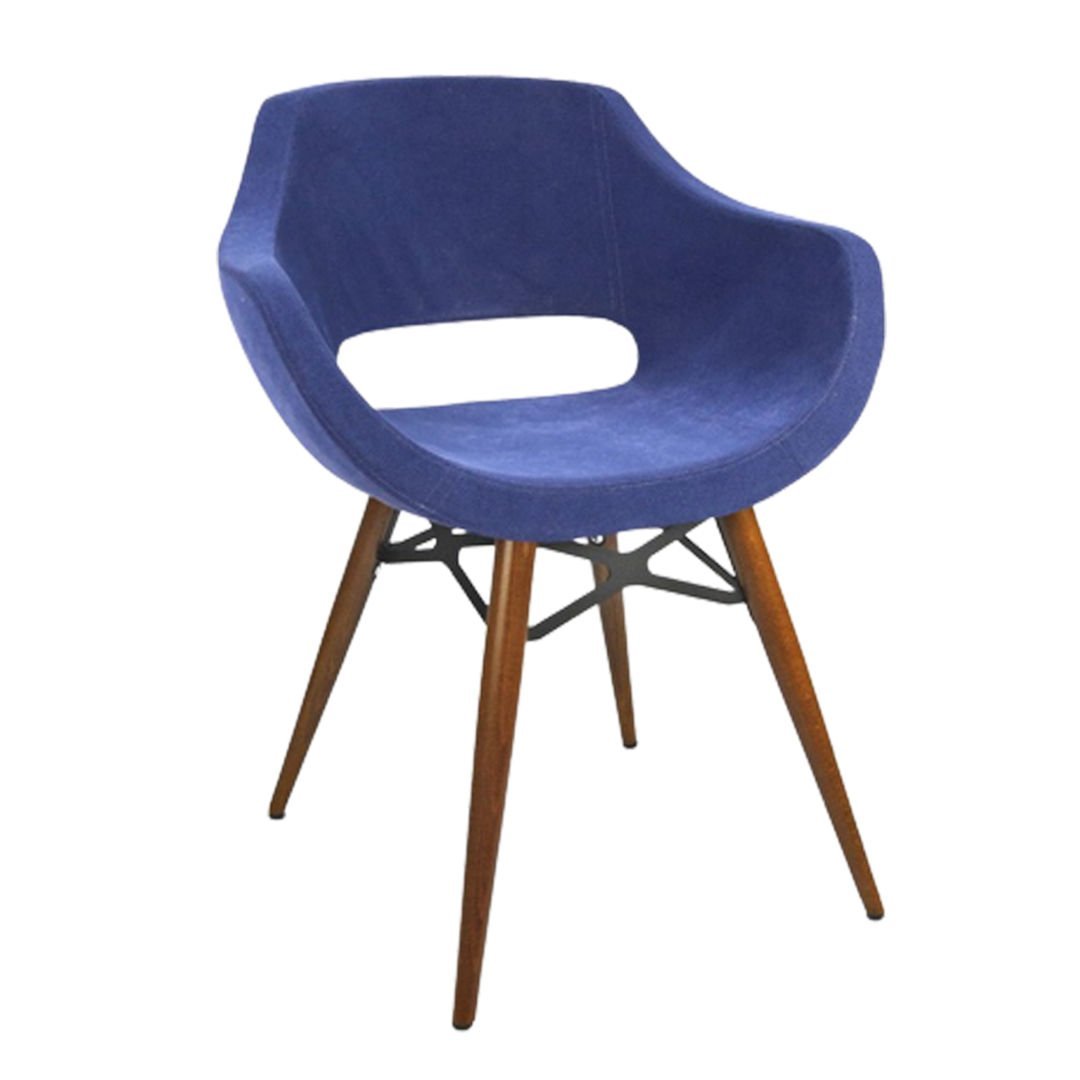 Krm Ahşap Ayaklı Ofis Sandalyesi