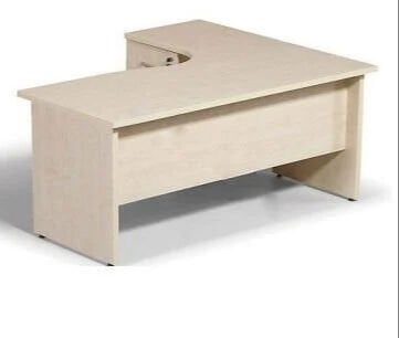 180'Lik L Masa 30Mm Ayaklı Yüksek Kesonlu