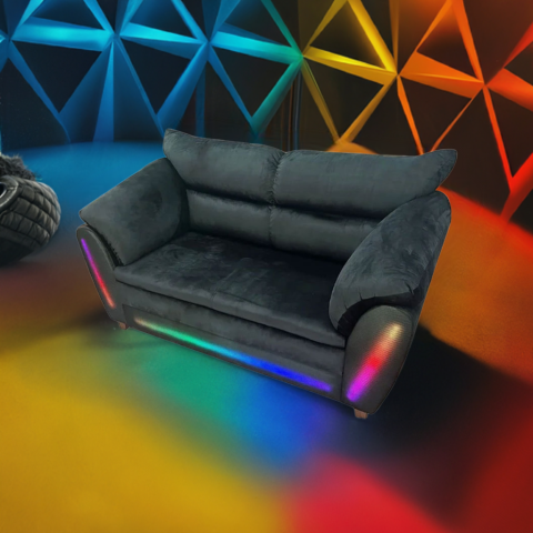 Roza Işıklı İkili Playstation Cafe Koltuğu