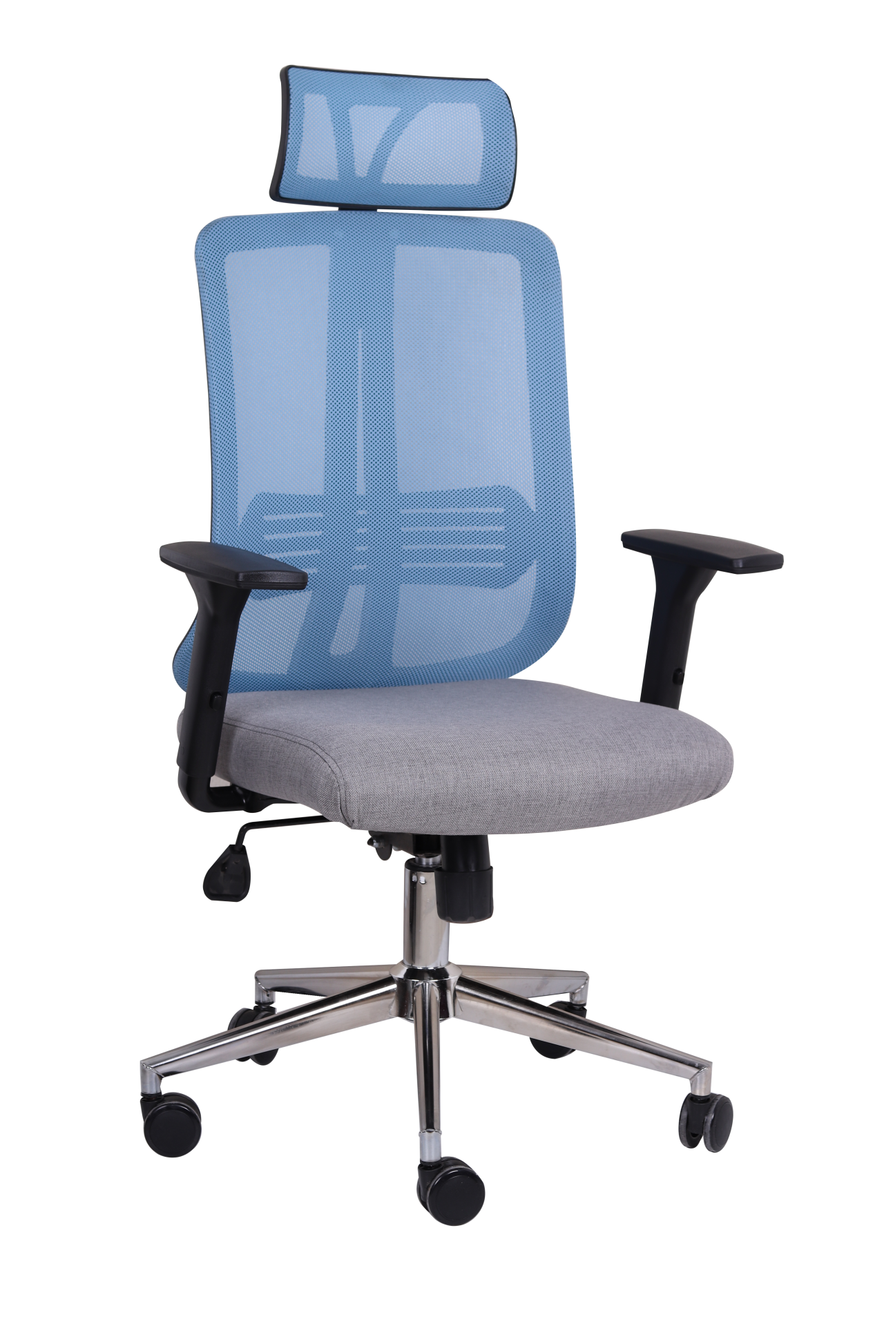 Paris Antrasit - Mavi Fileli Yönetici Koltuğu