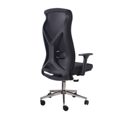 Blaze Siyah Deri Yönetici Koltuğu