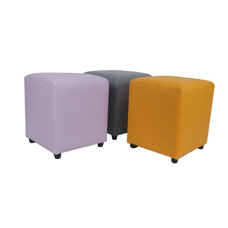 Stave Üçlü Set Deri Puf