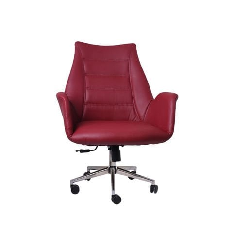 Spider Kırmızı Deri Çalışma Koltuğu