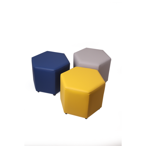 Petek Deri Üçlü Modüler Puf