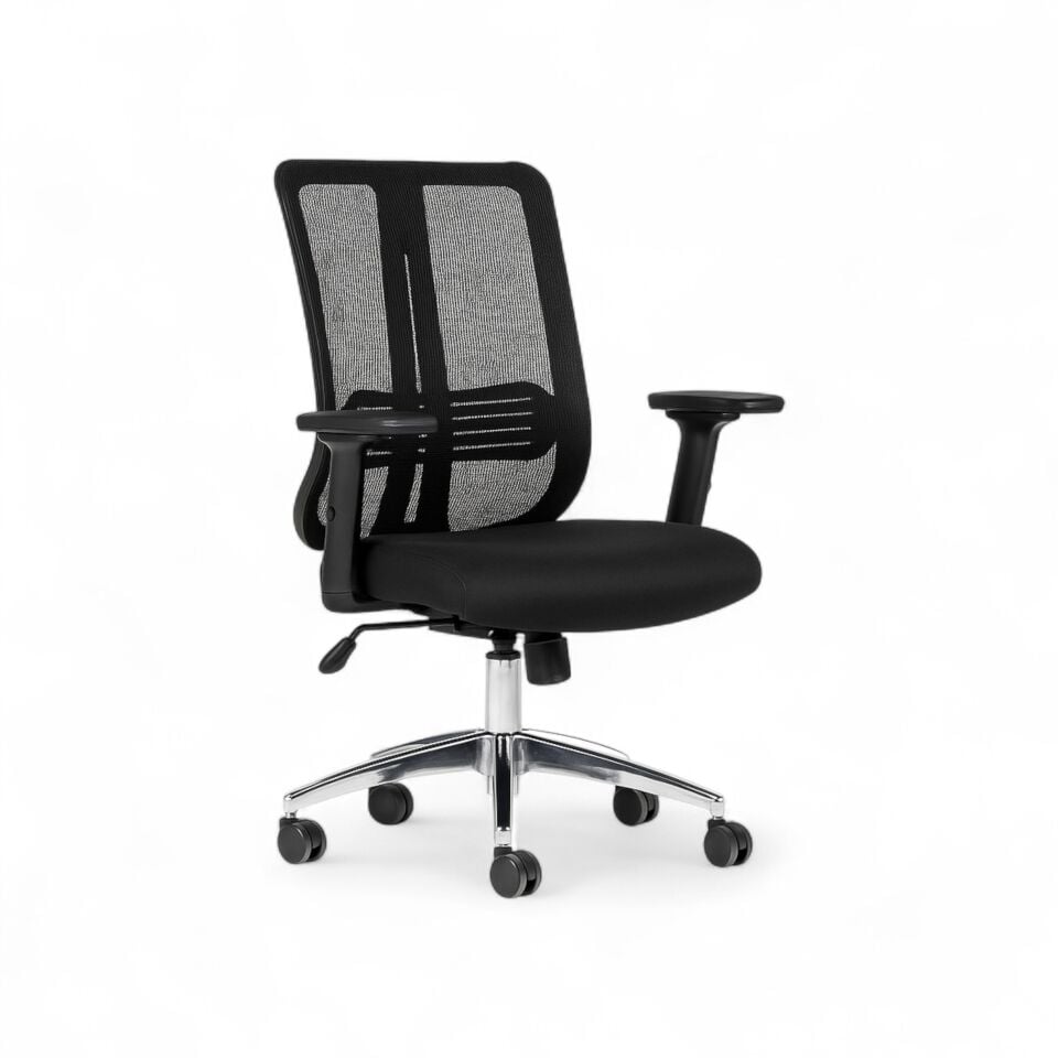 Paris Siyah Fileli Çalışma Koltuğu