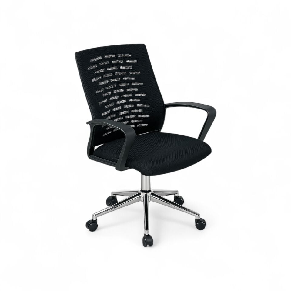 Berlin Siyah Fileli Çalışma Koltuğu