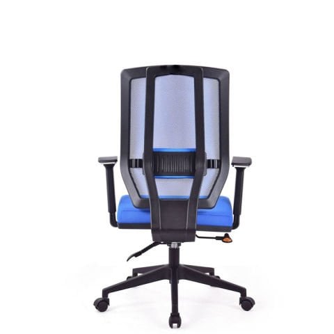 Bianca Mavi Fileli Çalışma Koltuğu Pls Konik Ayak