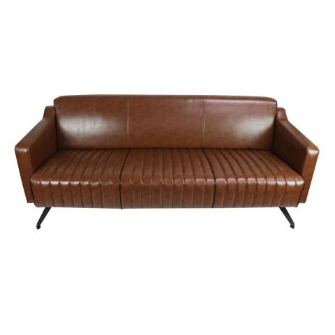Caramel Elegance Üçlü Ofis Kanepesi