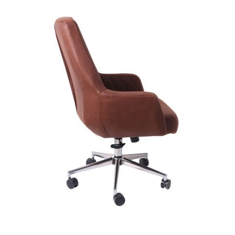 Wing Kpt Taba Deri Çalışma Koltuğu