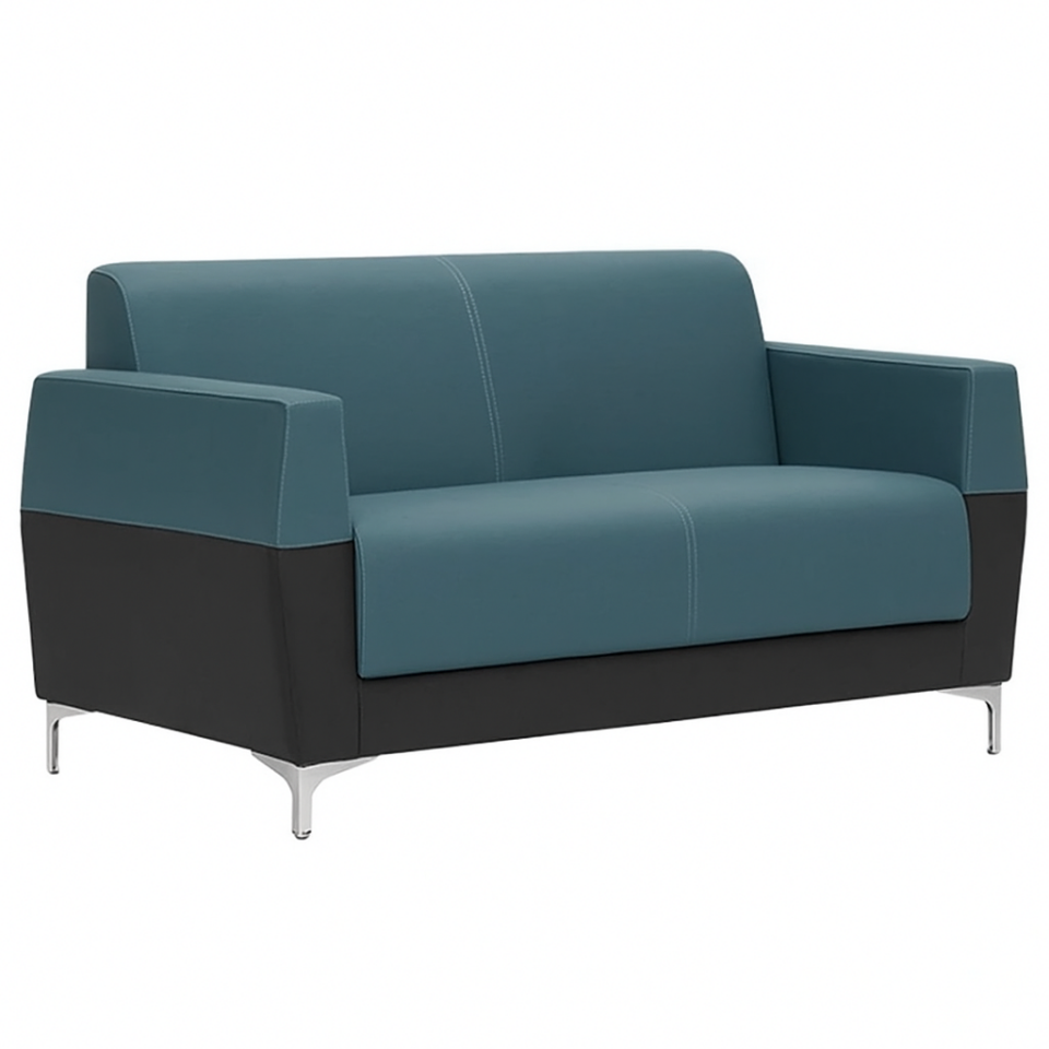 Ahenk Deri İkili Ofis Kanepesi Bekleme Koltuğu