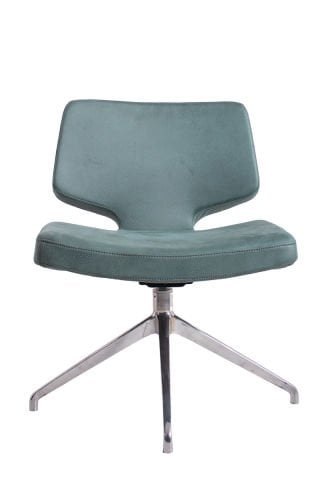 Ember Yeşil Nubuk Deri Misafir Bekleme Koltuğu